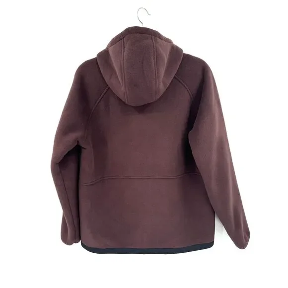 OUTDOOR RESEARCH Brown Juneau Fleece Hoodie Sweater Coat Size L Large